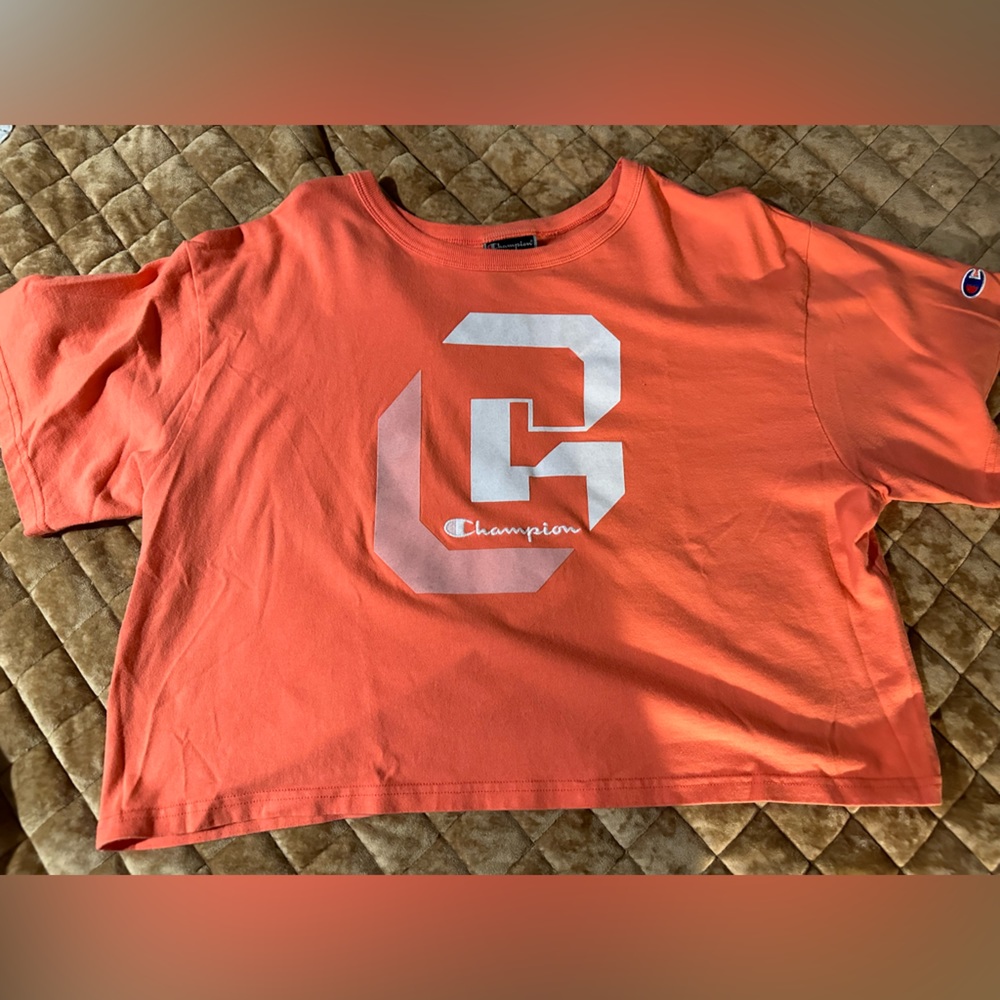 Peach Champion Crop Top